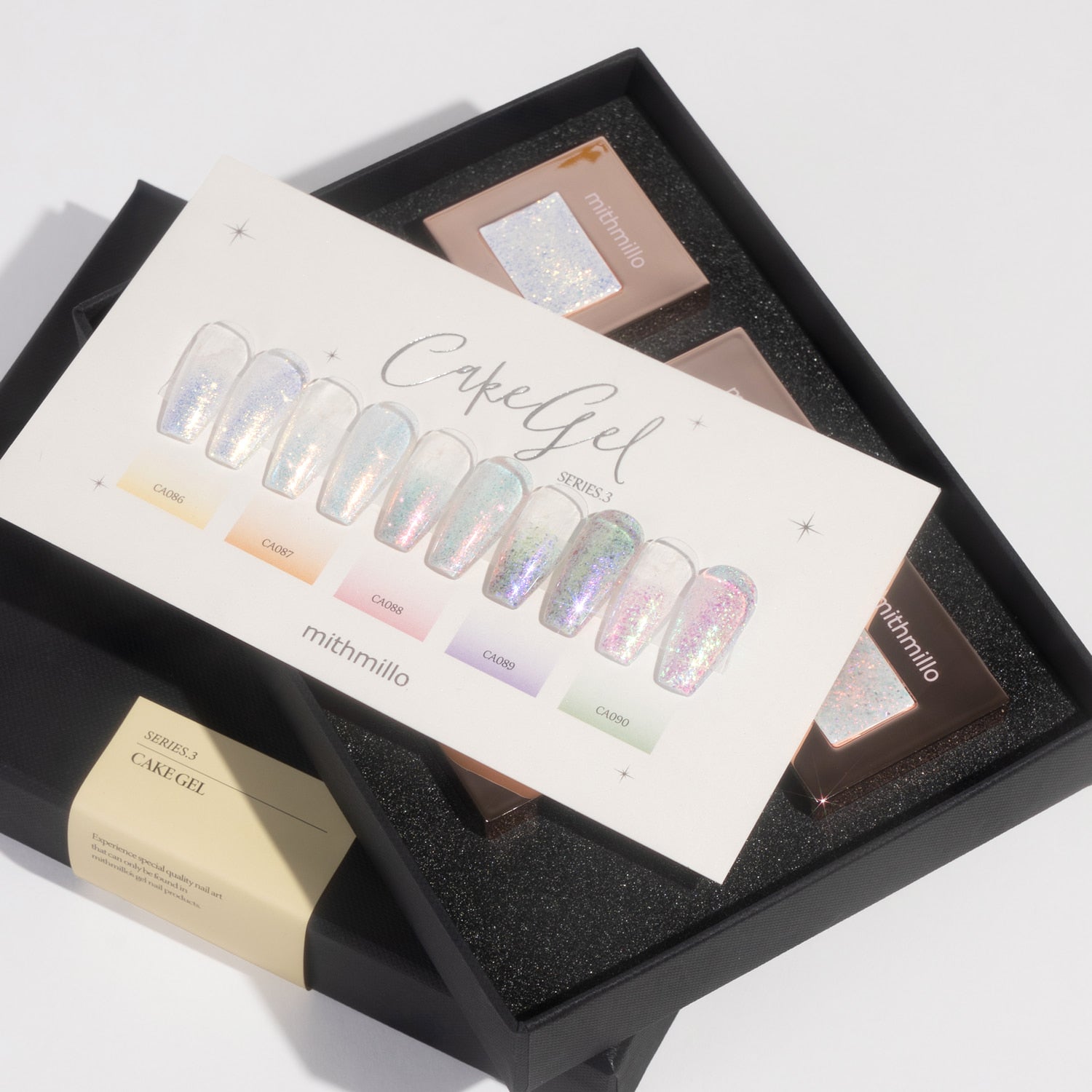 【mithmillo / 受注販売(6月末前後納期)】CAKE GEL SERIES3 GLITTER series