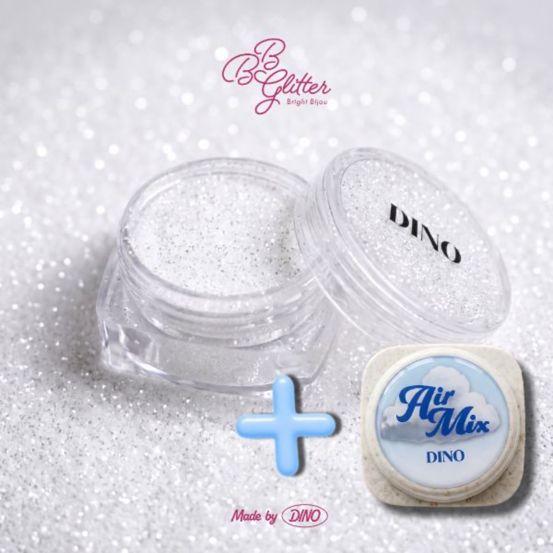 【DINO, IT'S NAIL O'CLOCK / 受注販売(7月末前後納期)】BB Glitter [Tiara White]