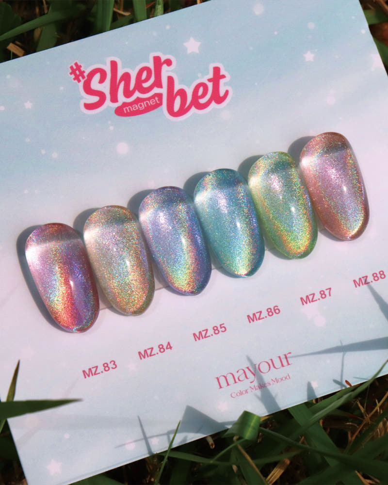 【Mayour】Mayur Shabet Hologram Magnetic Gel 6-piece set