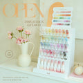 【AtoZ / 受注販売(9月末前後納期)】Syrup Gel 40 Types Open Set Display Rack + Chart Board Included This Month's Art Gel Nail