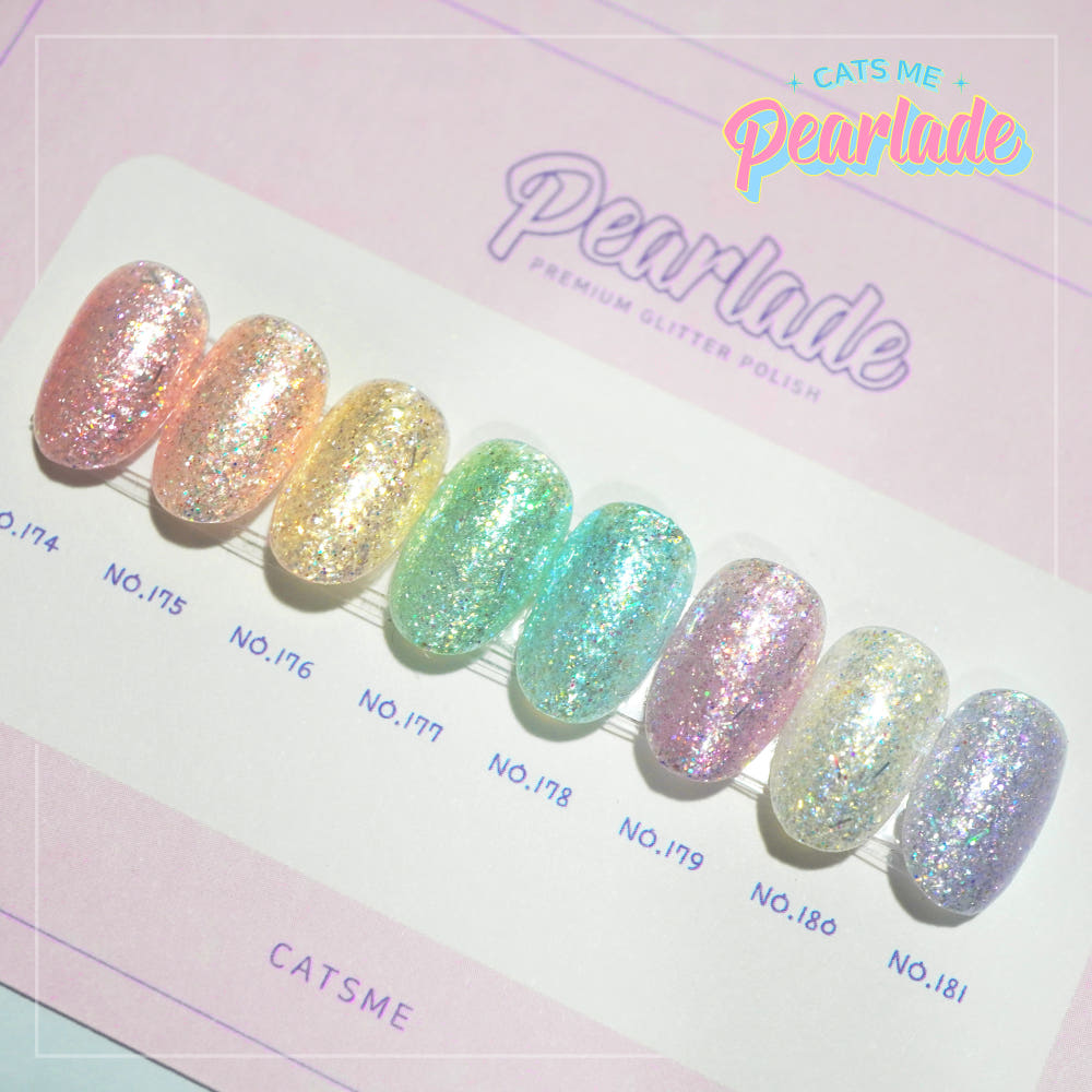 【CATS ME】Cats Mee Gel Parade 8-Piece Glitter Set