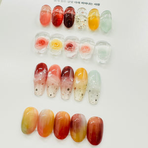 【YOGOMAYO】Hong yeon Syrup Gel 6-piece Collection with glitter mixed colors