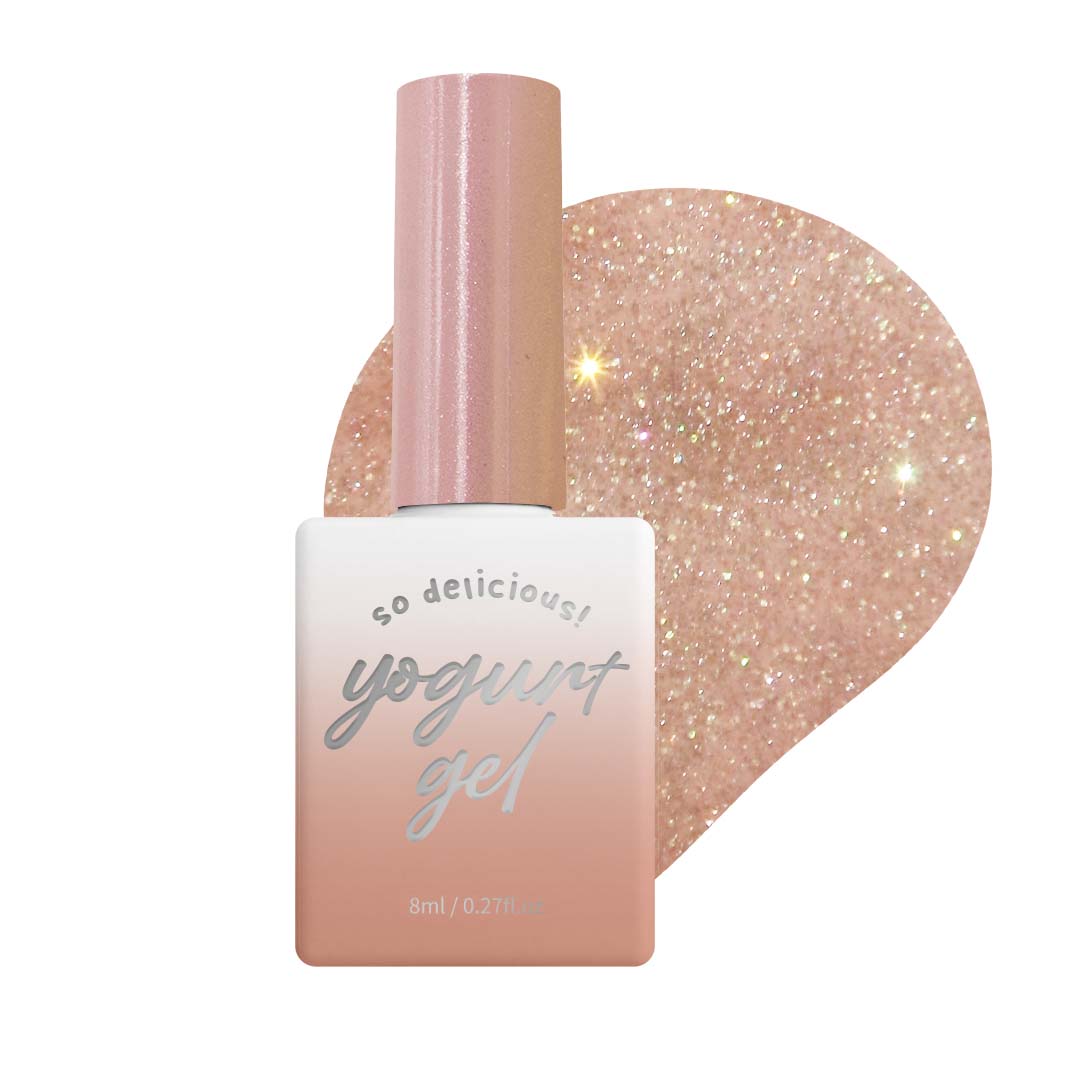[YOGURT] 'Ballerina' Reflective Glitter Gel #RG04 Woody Hazel