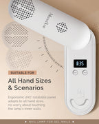 【Melody Susie / 受注販売(6月末前後納期)】P-Plus20F Innovative UV Protection Rechargeable UV/LED Nail Lamp