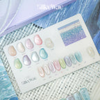 【CATS ME】Cats Me Gel Silky Way 9-piece set, magnetic gel glitter nail material