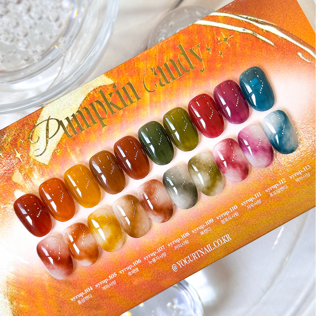 [YOGURT] Pumpkin Candy Syrup Gel Set of 10