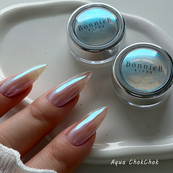 【BonnieB. / 受注販売(8月末前後納期)】Aqua ChokChok Nail Powder / アクアチョクチョクパウダー