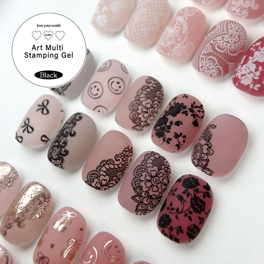 【CLODI / 受注販売(6月末前後納期)】Art Multi Stamping Gel 3 Colors Set