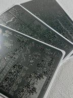 【A.Shining Moment / 受注販売(6月末前後納期)】Shining Lace Plate 3-Piece Set / Stamping Nail Plates, Nail Art
