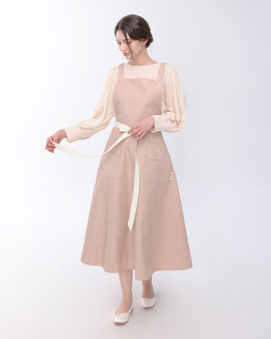 【K.BLANC / 受注販売(7月中旬前後納期)】フレアワンピース FLARE ONEPIECE [ピンク]