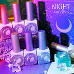 【CATS ME】Night of Cats 8-piece set: magnetic gel, reflective gel