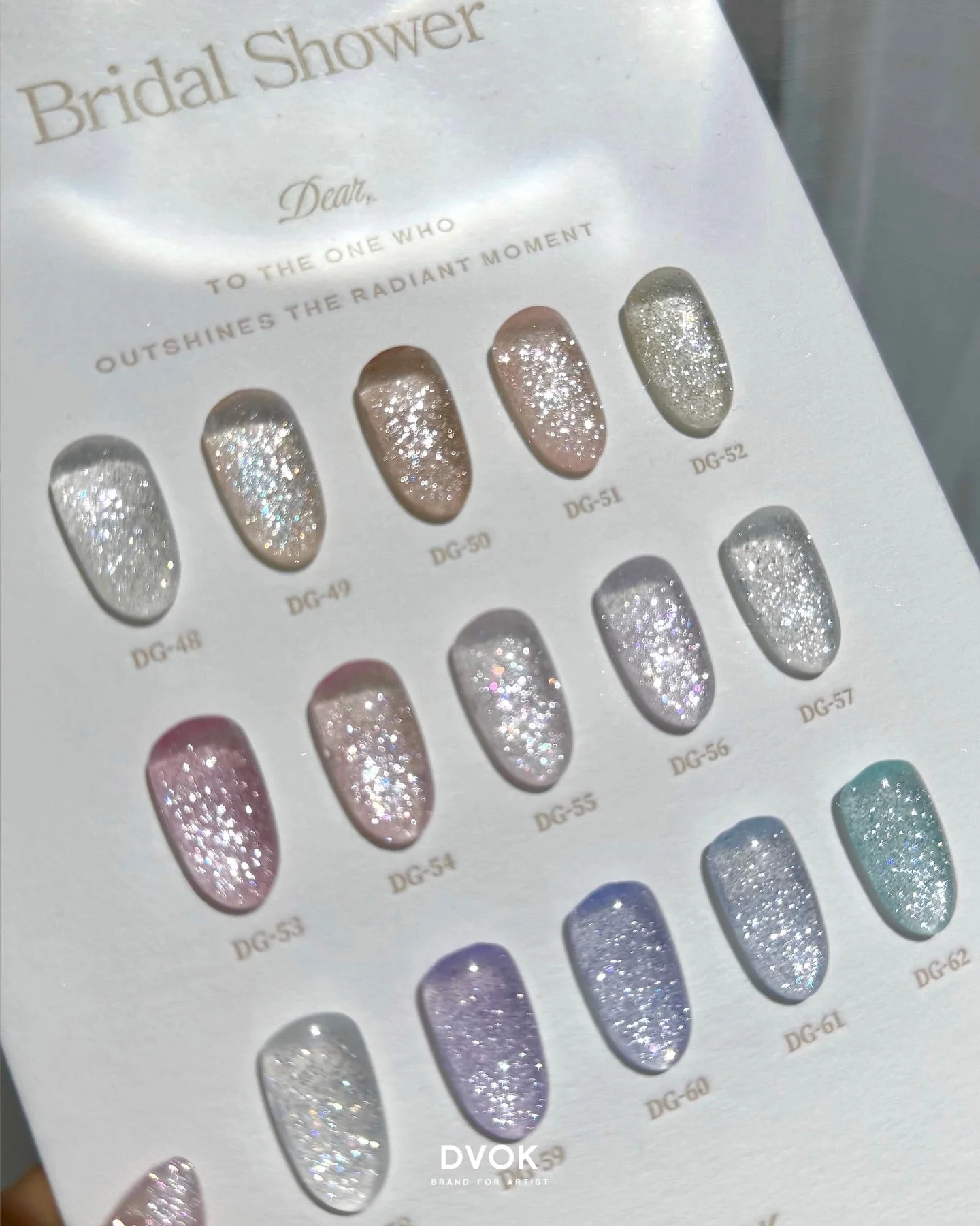【DVOK / 受注販売(8月末前後納期)】Bridal shower Collection