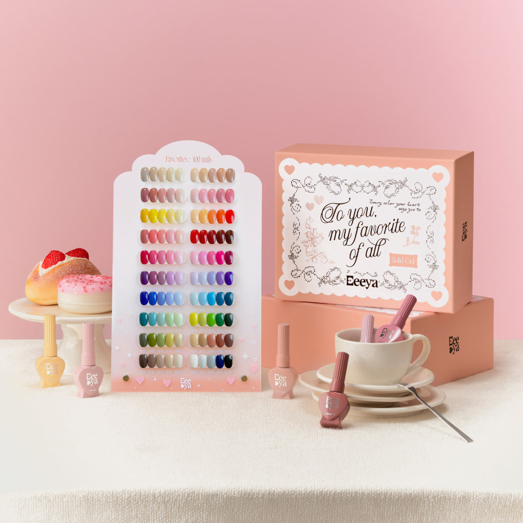 【Eeeya / 受注販売(11月中旬前後納期)】Favorite Color Gel 100-Piece Full Collection / 8g
