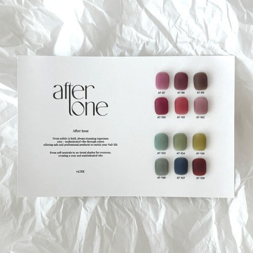 【MOREGEL / 受注販売(11月中旬前後納期)】After Tone (12 Types) Syrup Gel Autumn Nails Collection / 10g