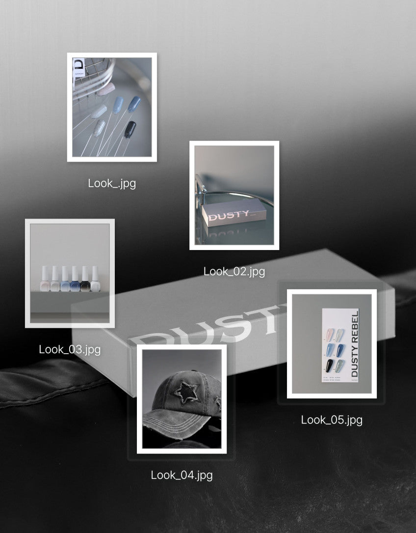 【MURMURE / 受注販売(11月中旬前後納期)】DUSTY REBEL 6 Types Collection / Syrup Gel Magnetic Gel / Murmur Gel Nail / 10g