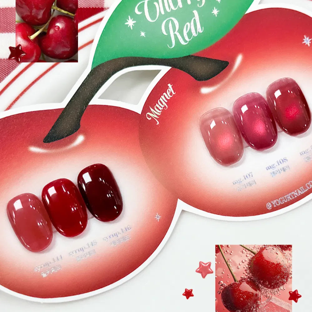 【YOGURT / 受注販売(11月中旬前後納期)】Cherry Red 6-Piece Collection