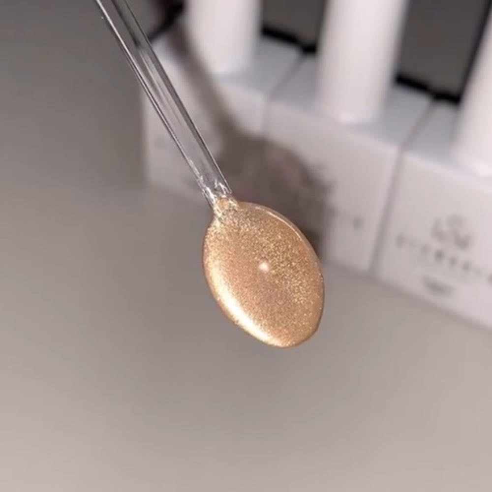 【SISWORLD】 Gorgeous magnetic gel 4 types gold pearl gold nail