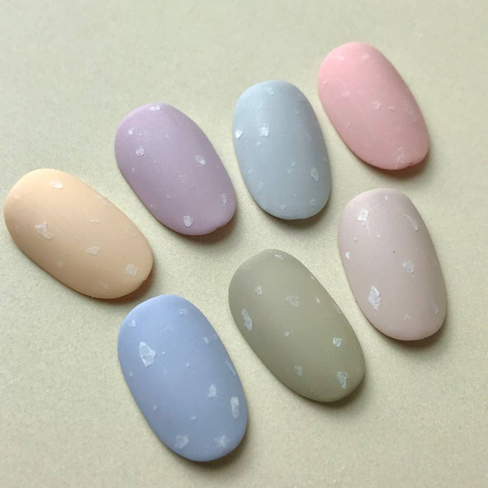 【SISWORLD】Snow Koko Glitter White Chip Self-Nail Nail Glitter