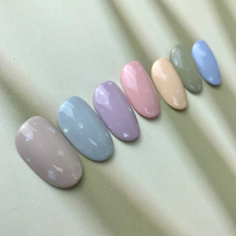 【SISWORLD】Snow Koko Glitter White Chip Self-Nail Nail Glitter