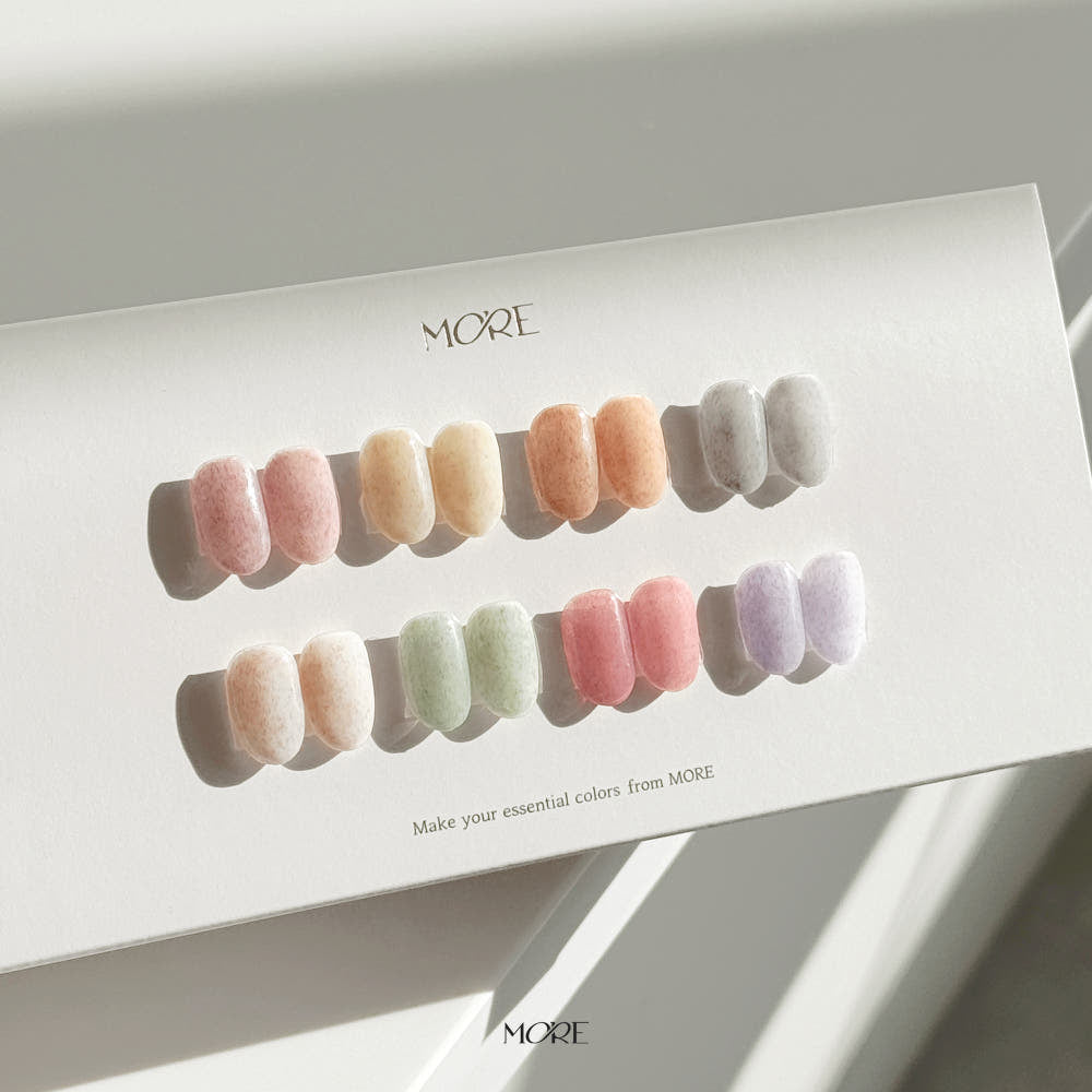 【MOREGEL】The Velvet Set (8 pieces) / Velvet Gel, Knit Gel