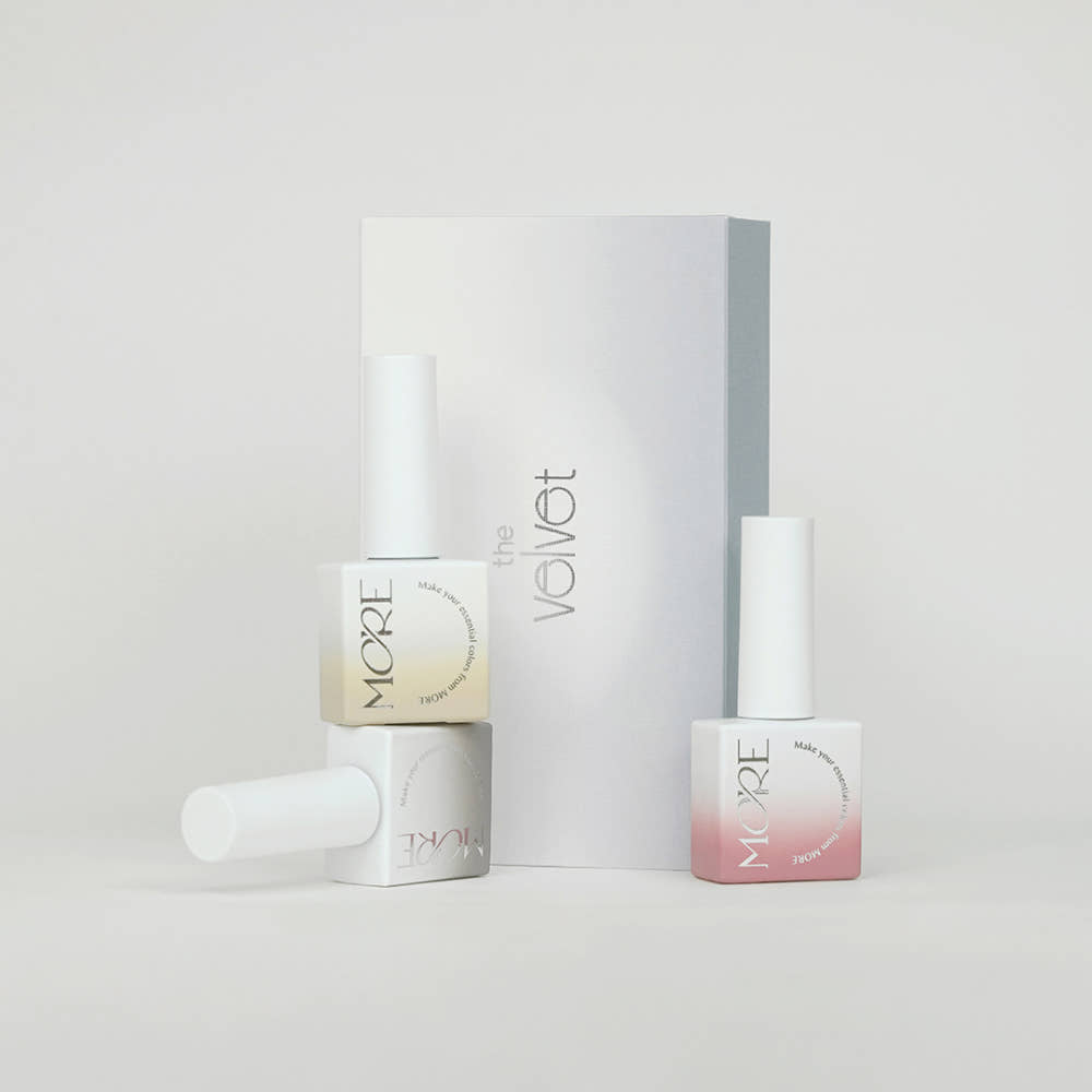 【MOREGEL】The Velvet Set (8 pieces) / Velvet Gel, Knit Gel