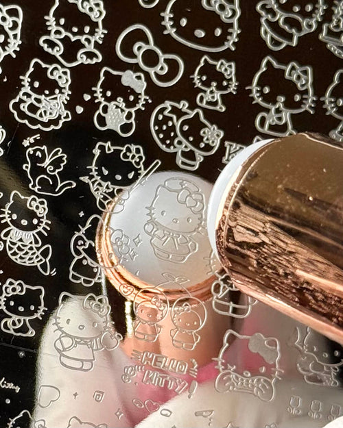 【AURA GLITTER / 受注販売(11月中旬前後納期)】Stick double-sided stamp, scraper set
