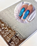 【AURA GLITTER / 受注販売(11月中旬前後納期)】Kitty Nail Plate Stamping