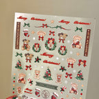 【AURA GLITTER】Classic Christmas nail stickers