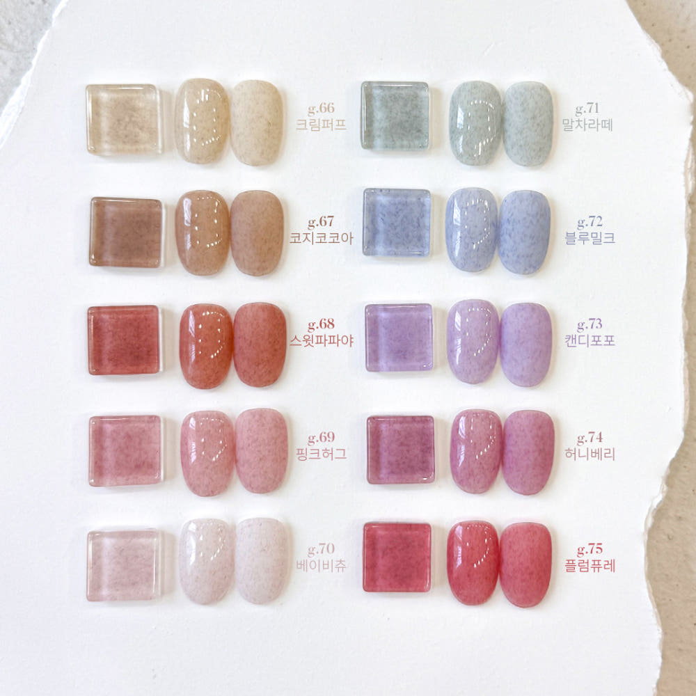 【YOGURT】Gel Nail Muffler Velvet Gel G70 Baby Chew