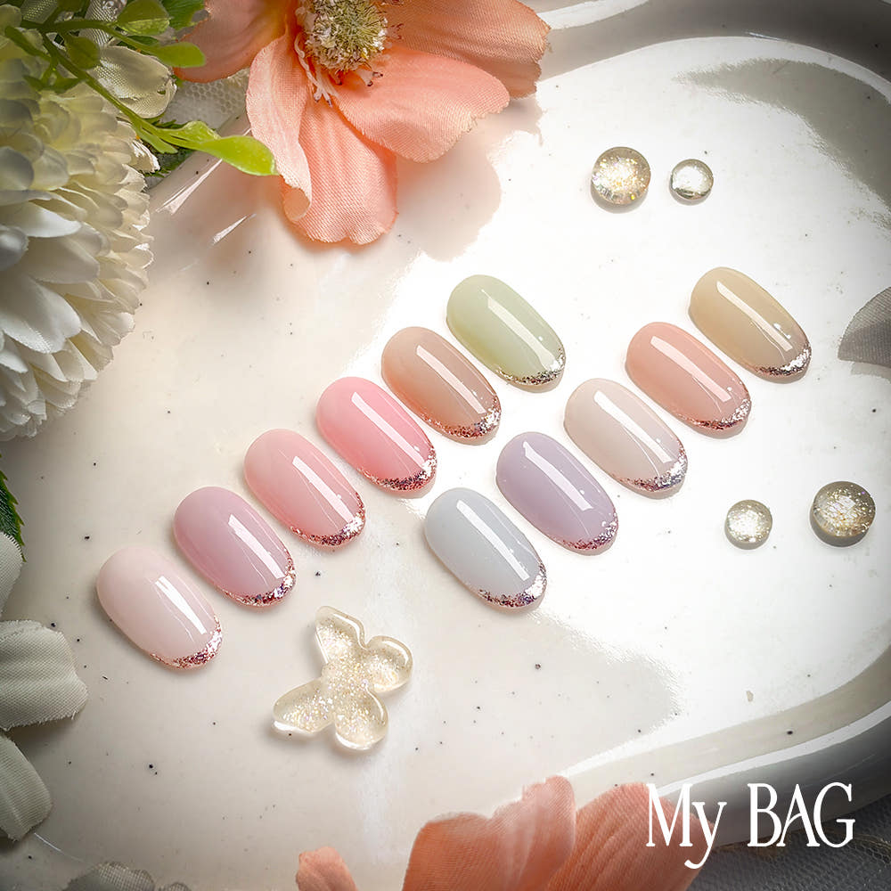 【AtoZ】My Bag Fine Syrup Gel 12-piece Collection Spring Nail Art of the Month Syrup Nail