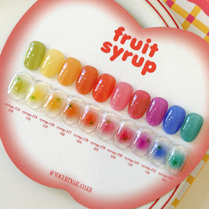 【YOGURT/受注販売(1週間前後納期)】Yogurt Gel Nail Fruit Syrup Syrup Gel 10-piece Collection