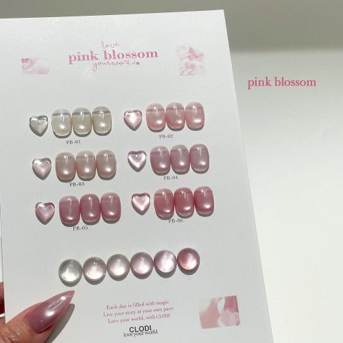 【CLODI】Pink Blossom Magnetic Gel 6 Colors Collection