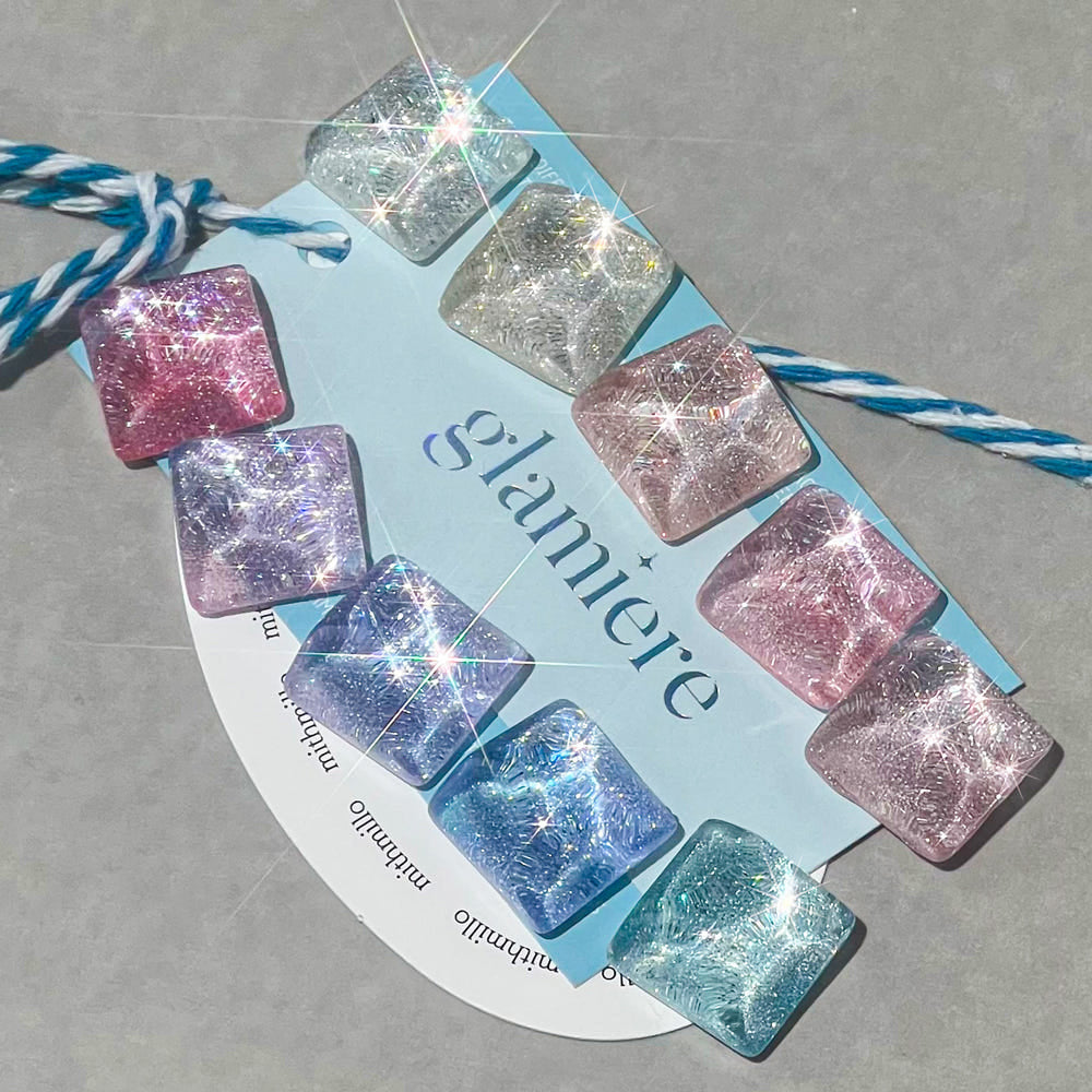 【mithmillo】Glitter Gel Glitter Gel Nail Glamier 10 types Collection