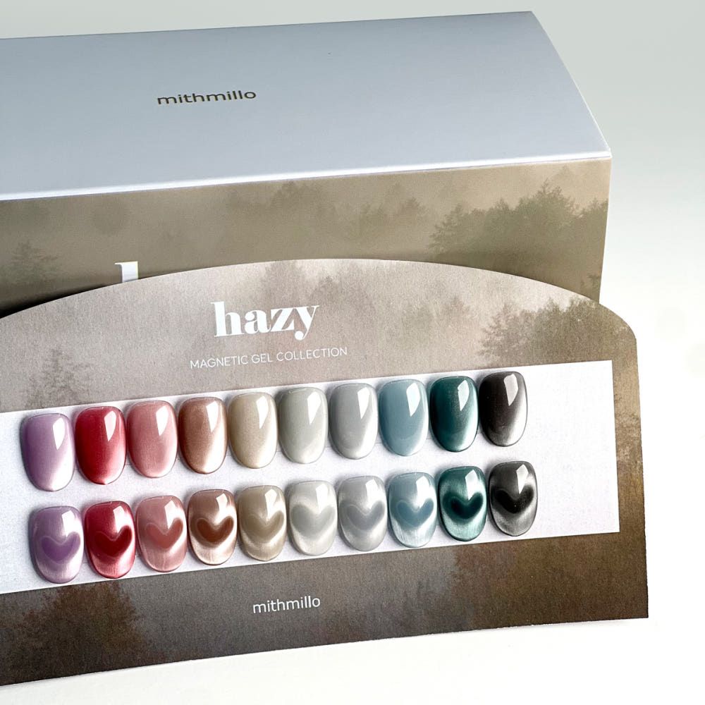 【mithmillo / 受注販売(6月末前後納期)】Magnetic Nail Magnetic Gel Hazy 10 types Collection