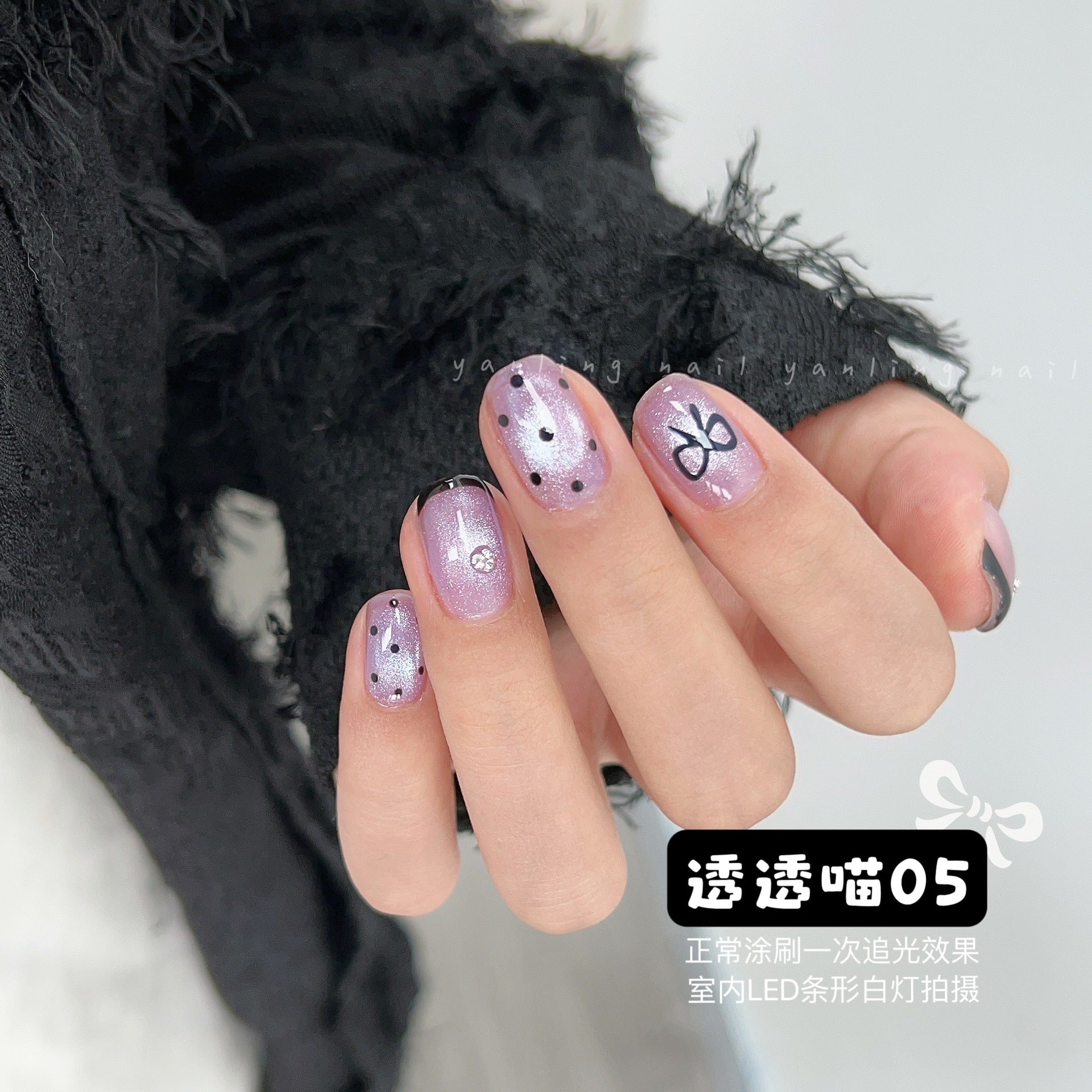 【Yanling / 受注販売(7月中旬前後納期)】Tou Tou Miao Series — Clear, No-Base-Color Cat-Eye / Shimmering Champagne-Gold Cat-Eye / Japanese-Style Jarred Cat-Eye / Glass Cat Eye