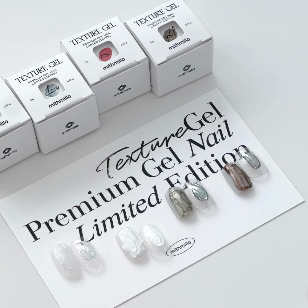 【mithmillo / 受注販売(6月末前後納期)】Texture Gel 4-piece set
