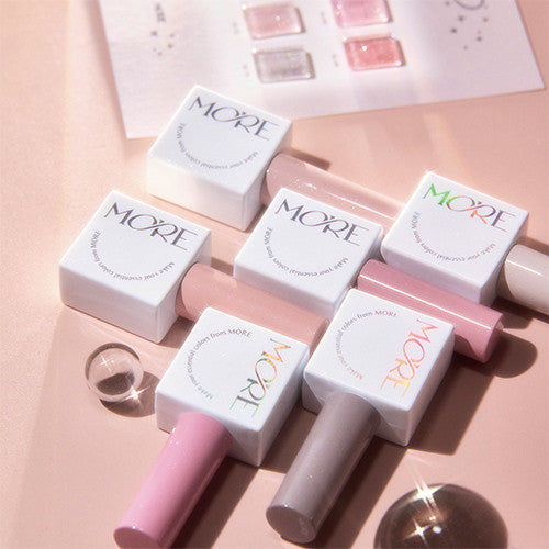 【MOREGEL / 受注販売(6月末前後納期)】Glitz (8 types) Reflective Glitter Gel Collection