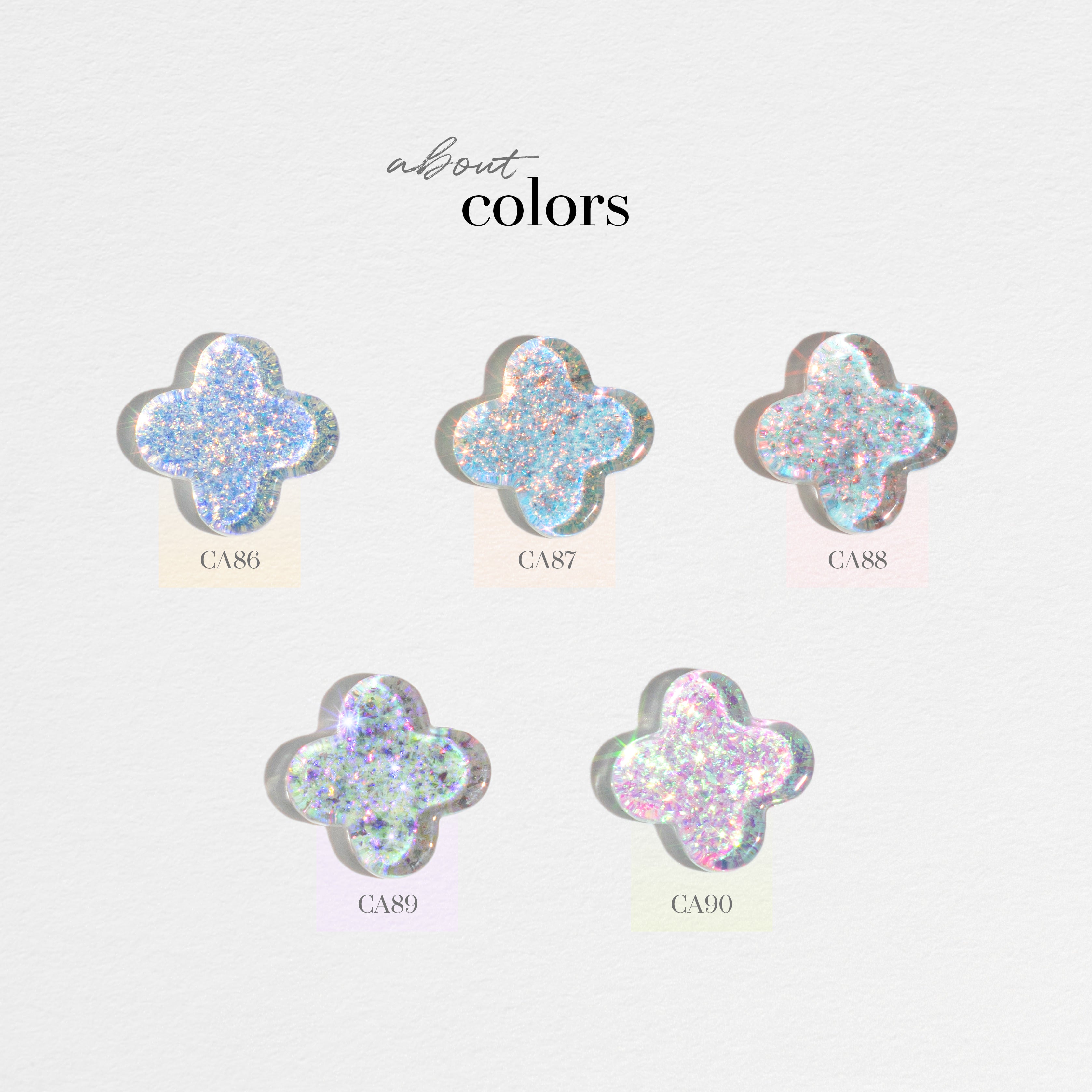 【mithmillo / 受注販売(6月末前後納期)】CAKE GEL SERIES3 GLITTER series