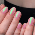 【BonnieB. / 受注販売(9月末前後納期)】[Petit Satin Powder] Coy Pink / ピンクグリーン