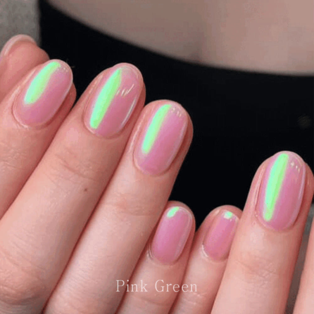 【BonnieB. / 受注販売(8月末前後納期)】[Petit Satin Powder] Coy Pink / ピンクグリーン