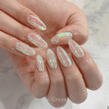【BonnieB. / 受注販売(8月末前後納期)】[Petit Satin Powder] Ice Green / アイスグリーン
