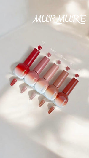 【MURMURE / 受注販売(4月末前後納期)】Murgel, Syrup Gel Roz Collection I 5-piece Collection