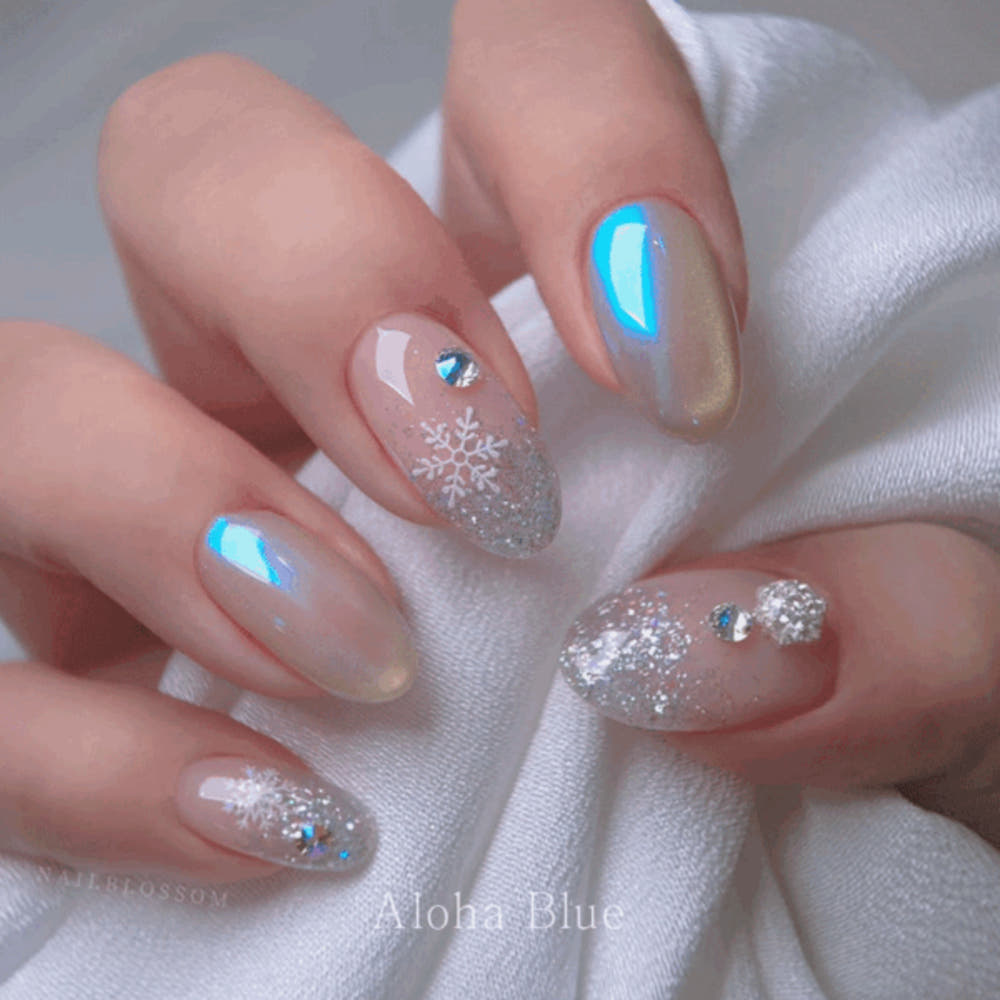 【BonnieB. / 受注販売(8月末前後納期)】[Petit Satin Powder] Aloha Blue / アロハブルー