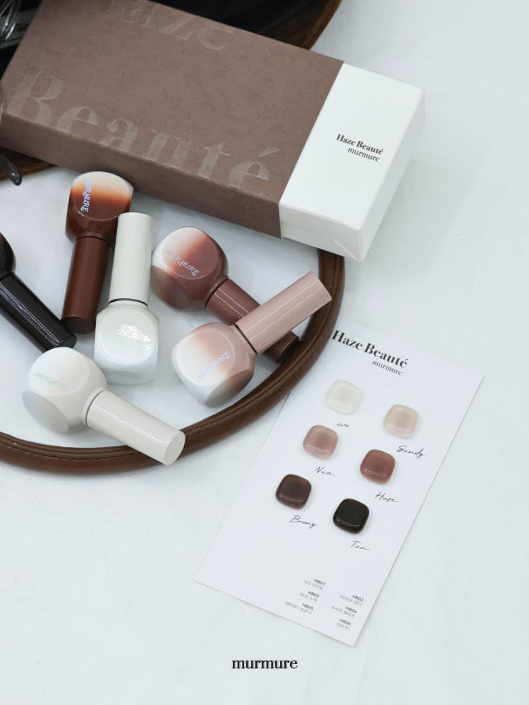 【MURMURE / 受注販売(4月末前後納期)】Murgel, Syrup Gel Haze Beaute 6-piece Collection