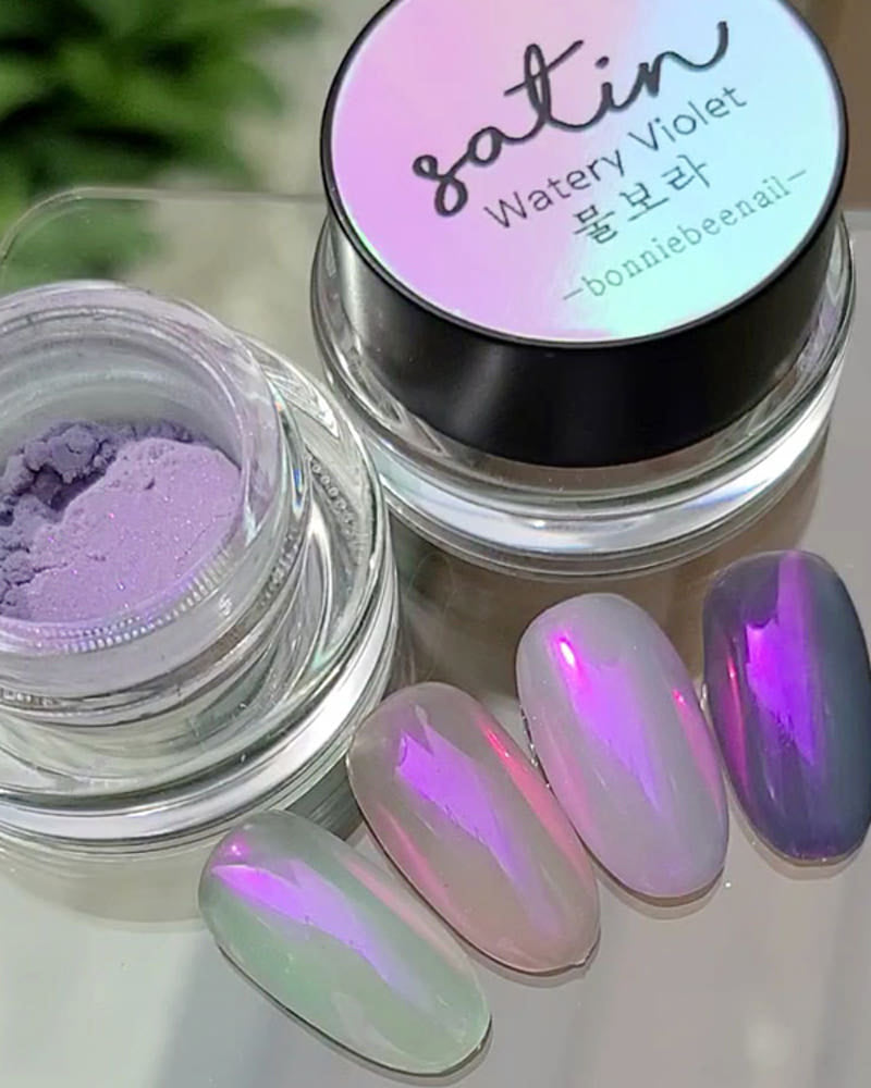 【BonnieB. / 受注販売(8月末前後納期)】[Satin Powder] Watery Violet / うるうるバイオレット
