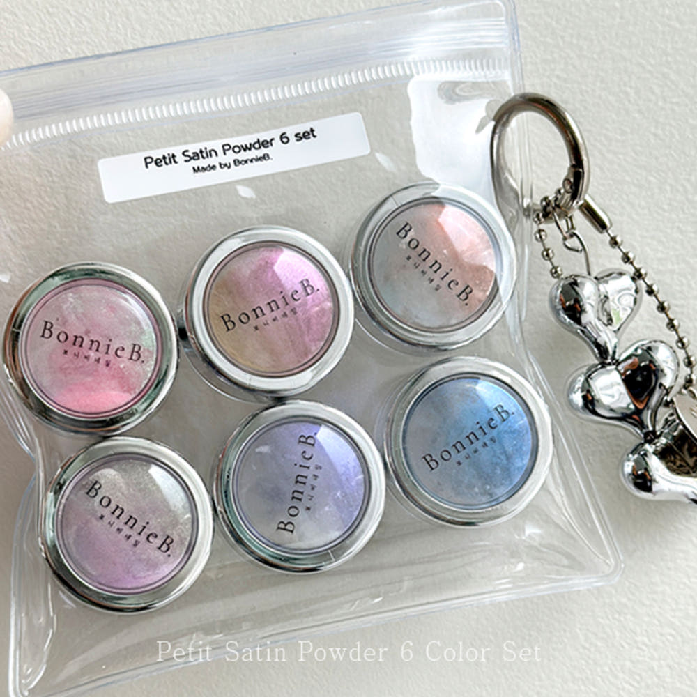 【BonnieB. / 受注販売(8月末前後納期)】Petit Satin Powder 6-Piece Set