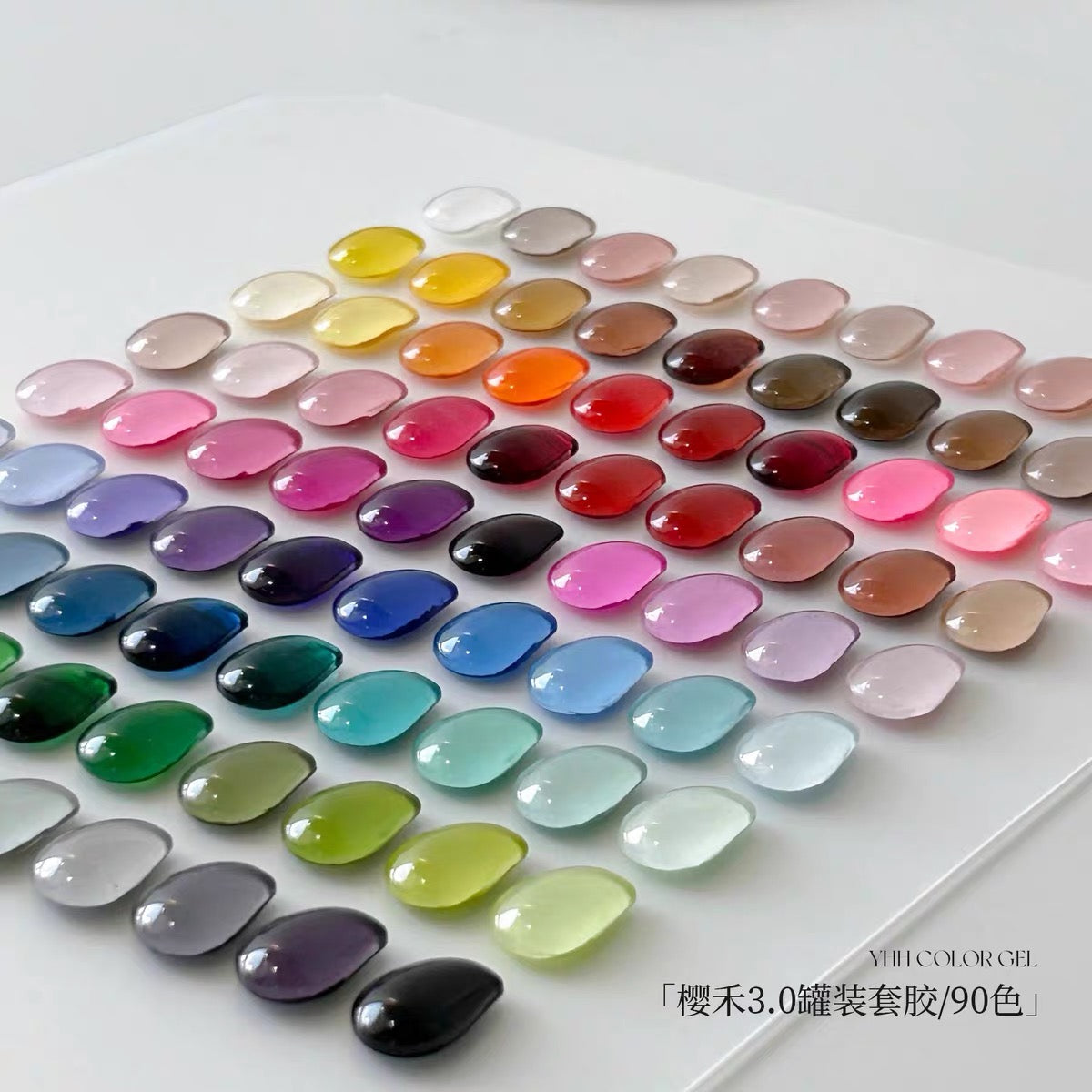 【YHH NAIL / 受注販売(8月末前後納期)】YHH Cherry Harvest 3.0 Series Jarred Glue, 90 Colors (N01–N90), 5g / 3.0系 罐装甲油胶