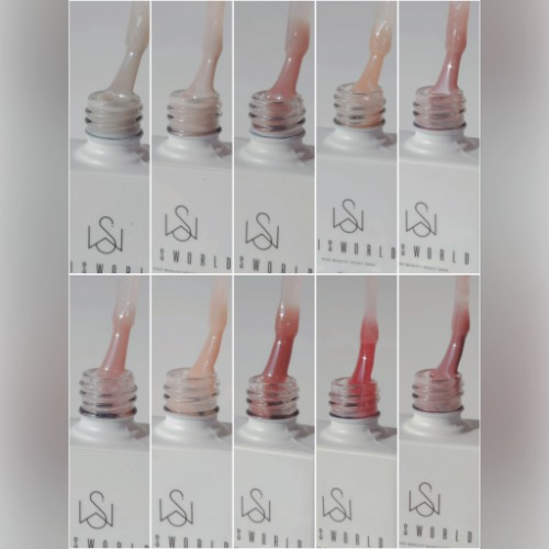 【SISWORLD / 受注販売(4月末前後納期)】Glow Fit Base Syrup Gel 10 piece Collection