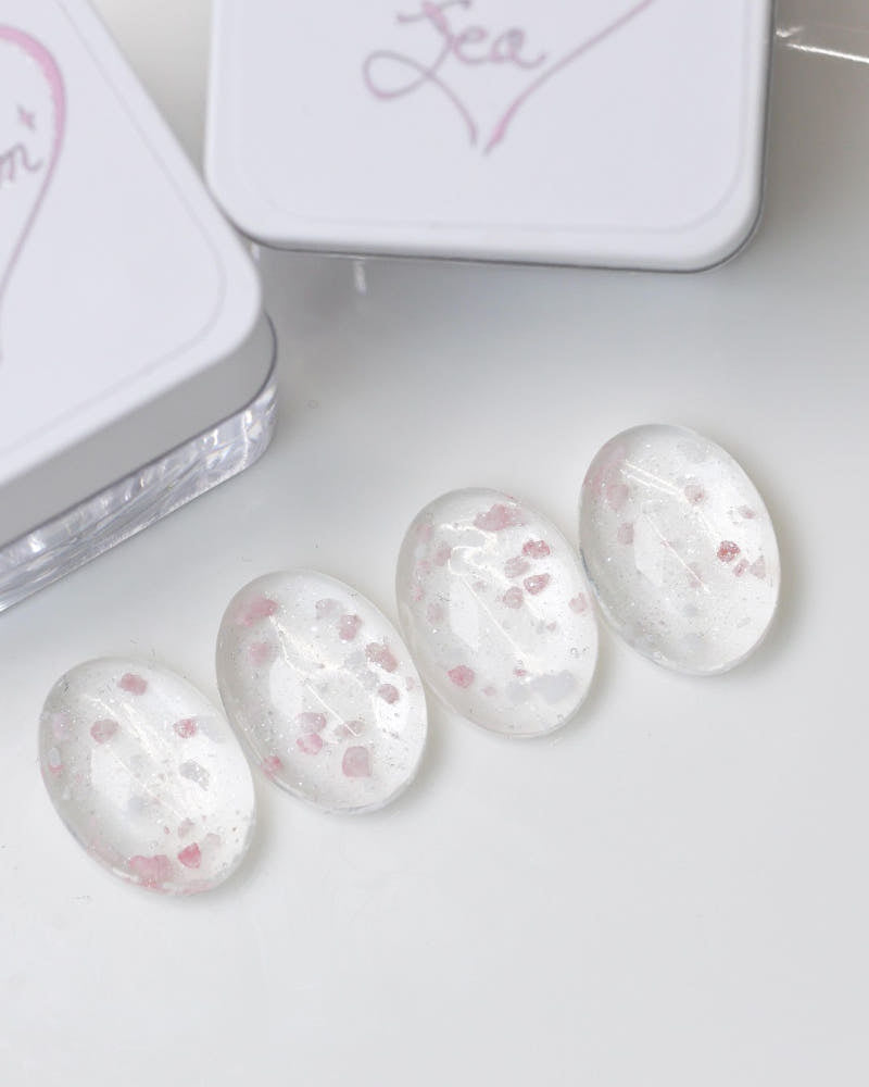 【MURMURE / 受注販売(7月中旬前後納期)】NEW Blossom Tea Cherry Blossom Glitter Cherry Blossom Nails Spring Nails Murmur Glitter