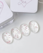 【MURMURE / 受注販売(7月中旬前後納期)】NEW Blossom Tea Cherry Blossom Glitter Cherry Blossom Nails Spring Nails Murmur Glitter